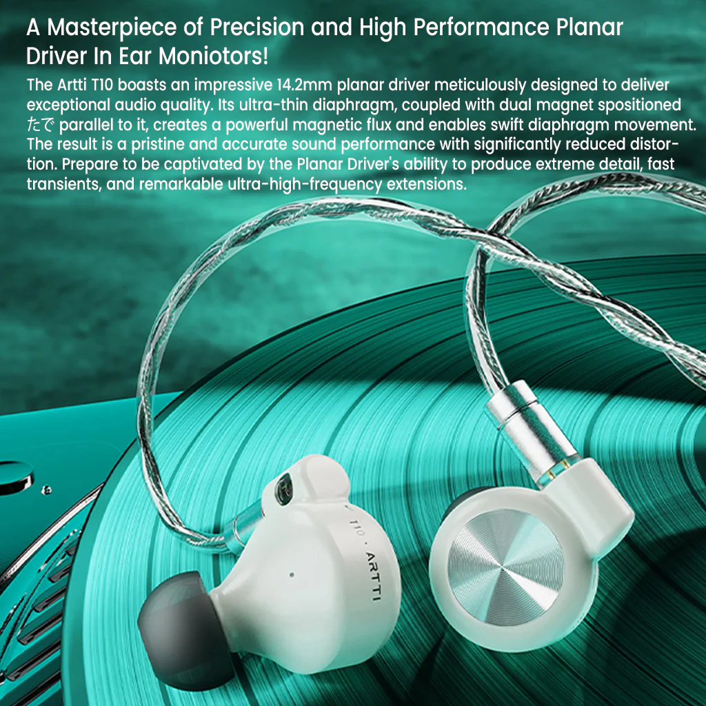 ARTTI - T10 14.2mm Planar Driver IEM - Image 13