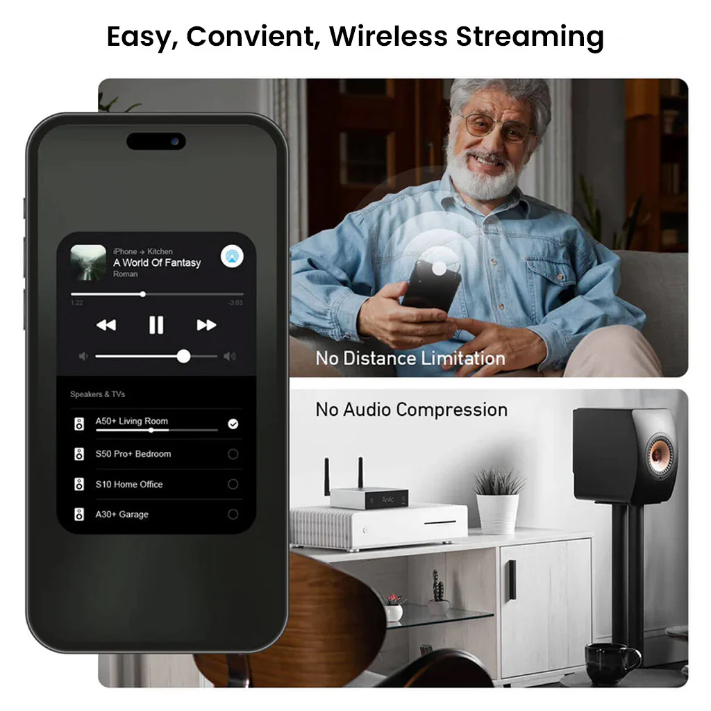 Arylic - A50+ Wireless Streaming HiFi Amplifier - Image 3