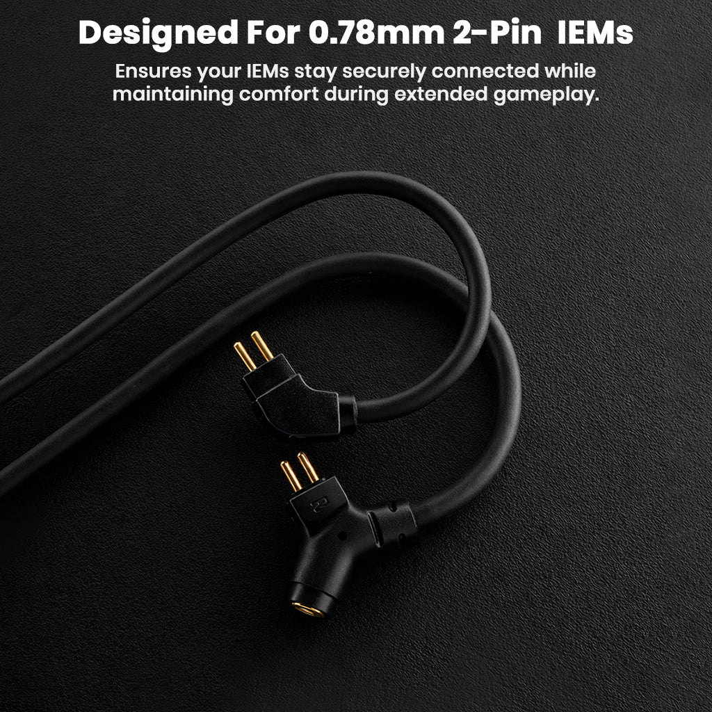 AUDIOCULAR - BOOM-X Gaming IEM Upgrade Cable with Mic - Image 11
