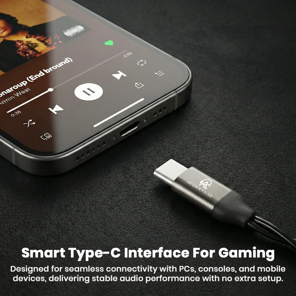 AUDIOCULAR - BOOM-X Gaming IEM Upgrade Cable with Mic - Image 12
