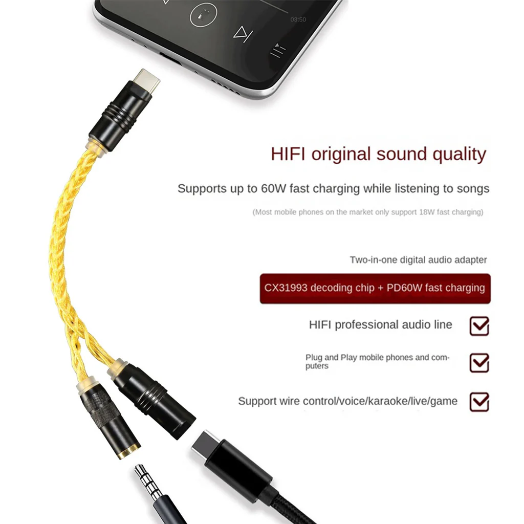 AUDIOCULAR D05 CX31993 Portable DAC Dongle - Image 9