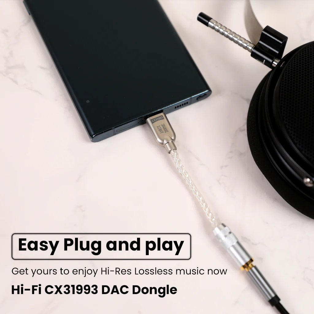 AUDIOCULAR D10 CX31993 Type C to 3.5mm Portable DAC Dongle - Image 9