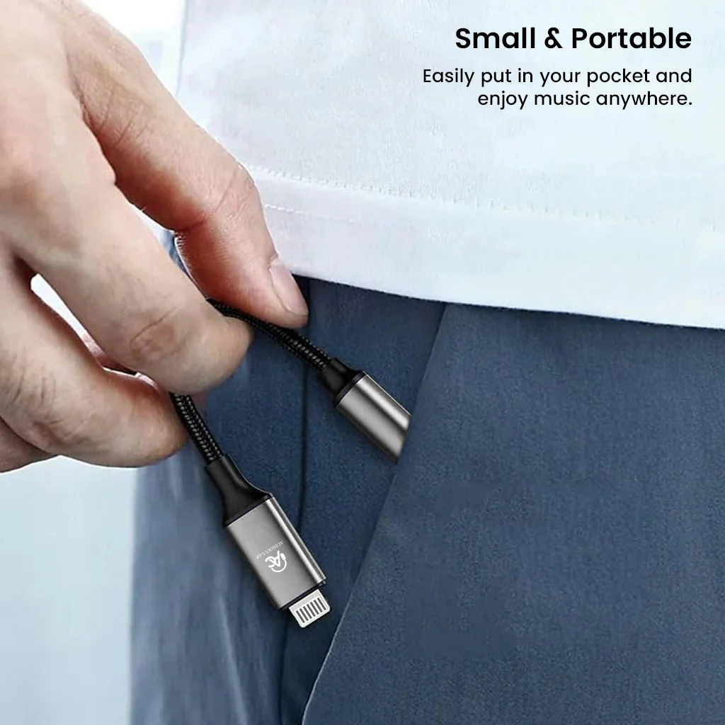 AUDIOCULAR - D16 Lightning to 3.5mm Portable DAC Dongle - Image 6