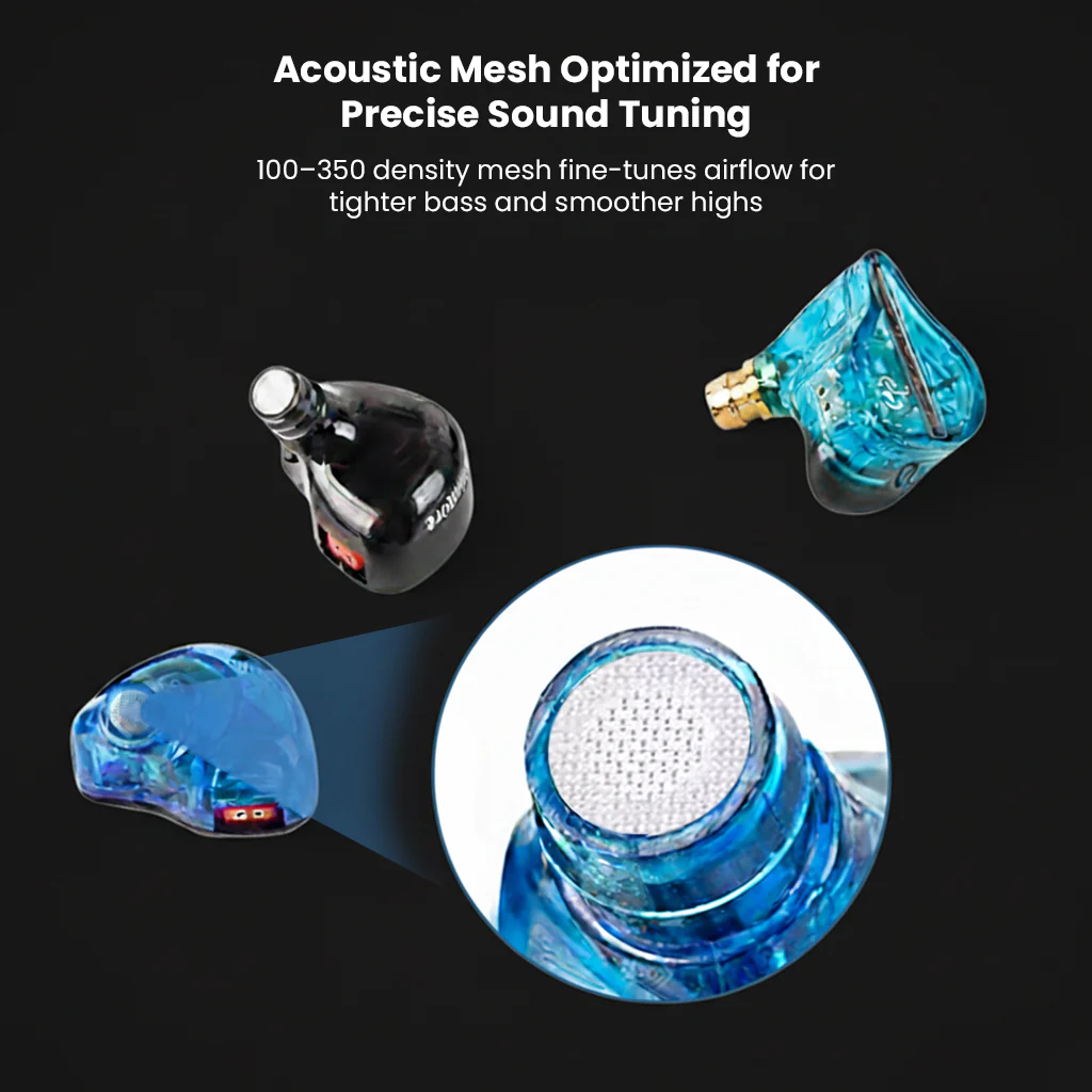 AUDIOCULAR - IEM Nozzle Filters Paper Acoustic Mesh (White / Black) - Image 10