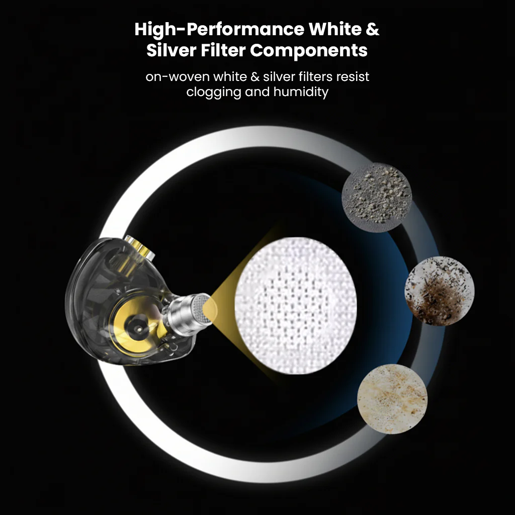 AUDIOCULAR - IEM Nozzle Filters Paper Acoustic Mesh (White / Black) - Image 11