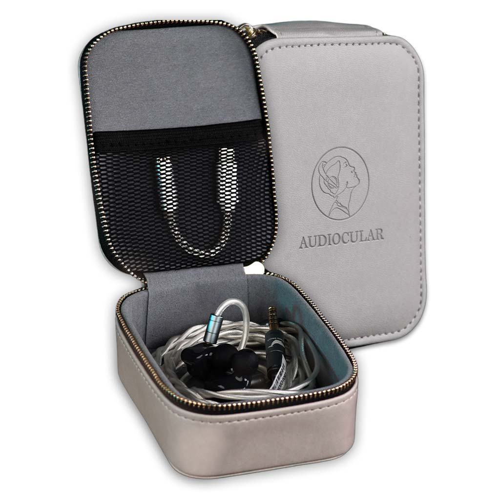 AUDIOCULAR LUXE Premium Storage Case For IEMs, Cables & Accessories