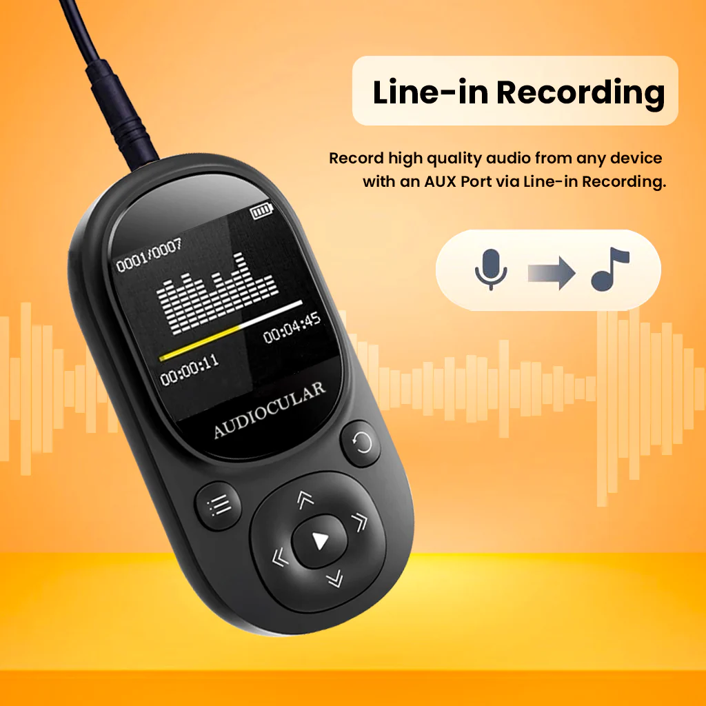 AUDIOCULAR - M11 Portable Mp3 Player with Clip Design - Image 4
