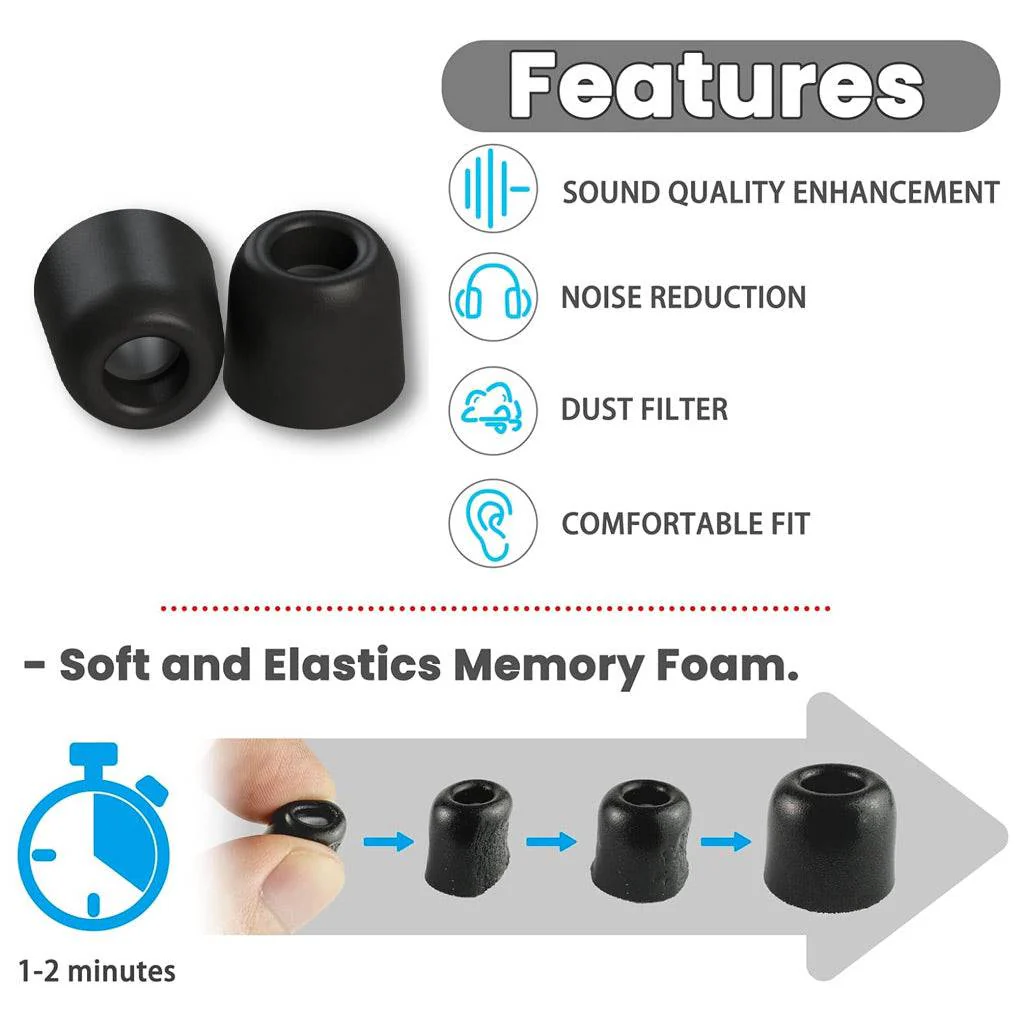 AUDIOCULAR - Memory Flex Eartips for IEMs - Image 2