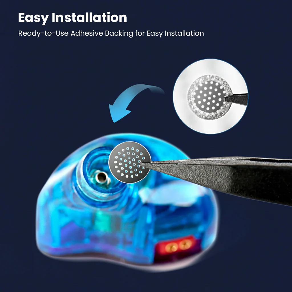 AUDIOCULAR - Nozzle Filters 100 Density For In Ear Monitor (Grey) - Image 7