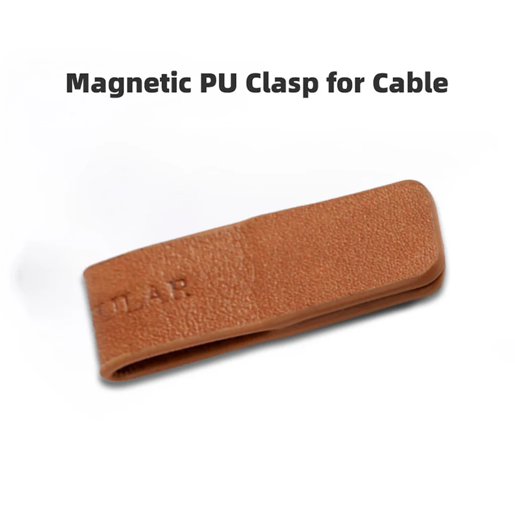 AUDIOCULAR - Pure Leather Magnetic Cable Tie Organizer - Image 3