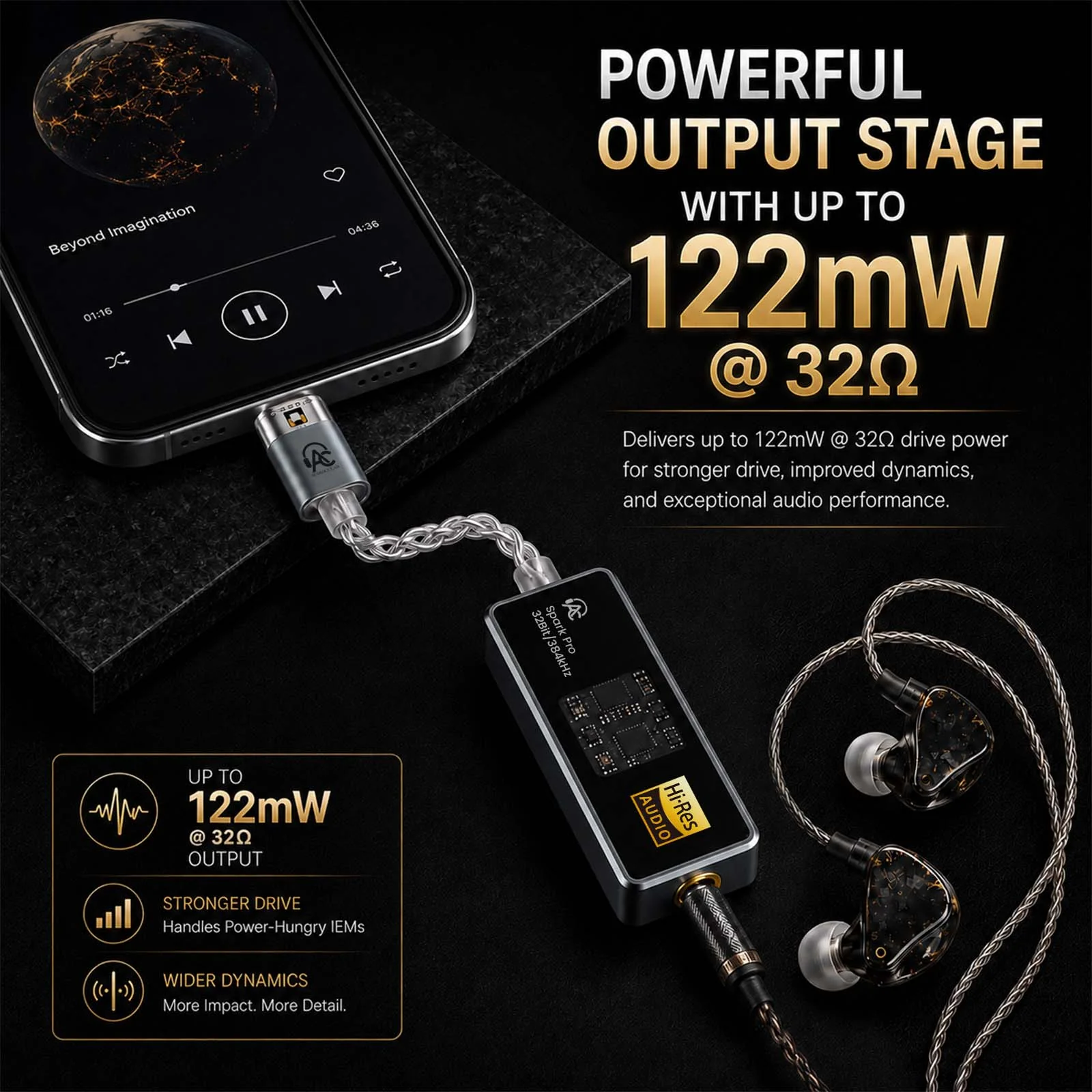 AUDIOCULAR - Spark Pro Hi-Res USB DAC & Amp - Image 9