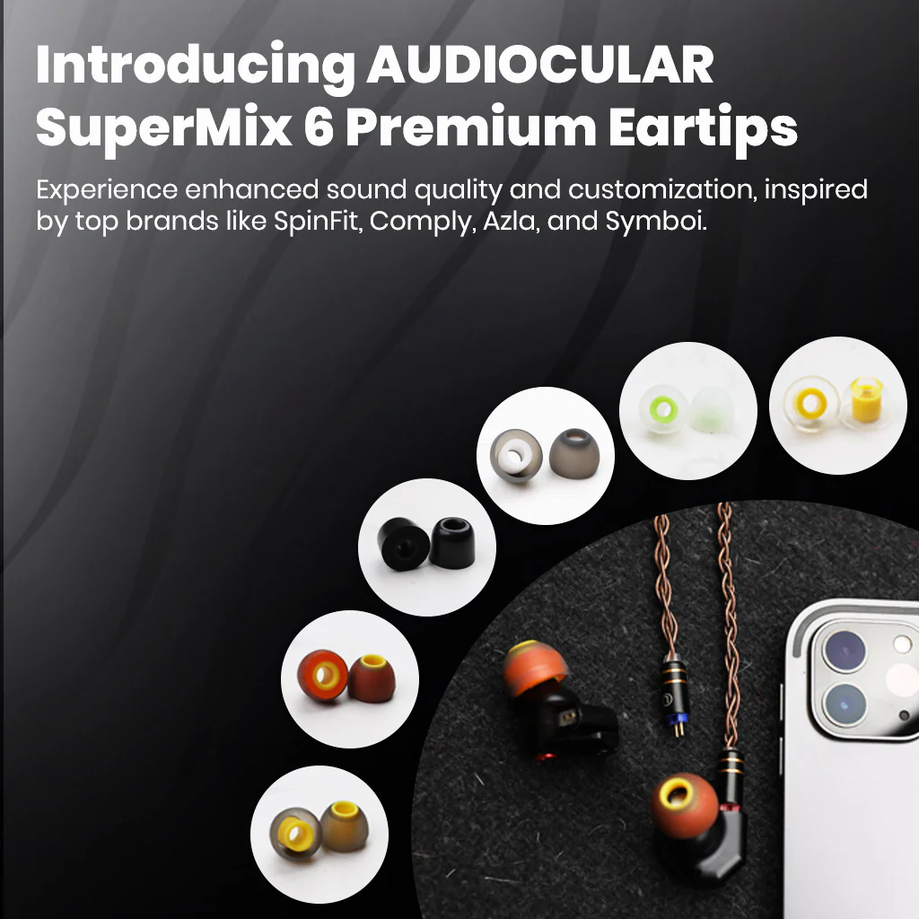 AUDIOCULAR - SuperMix 6 Hybrid Premium Eartips for IEMs - Image 17