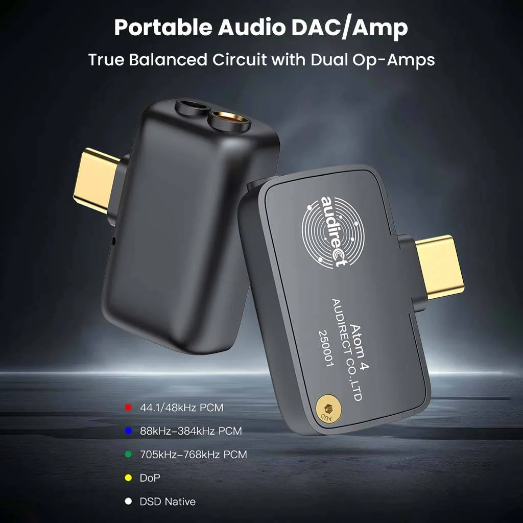 Audirect - Atom4 Portable Dual Amp & DAC - Image 7