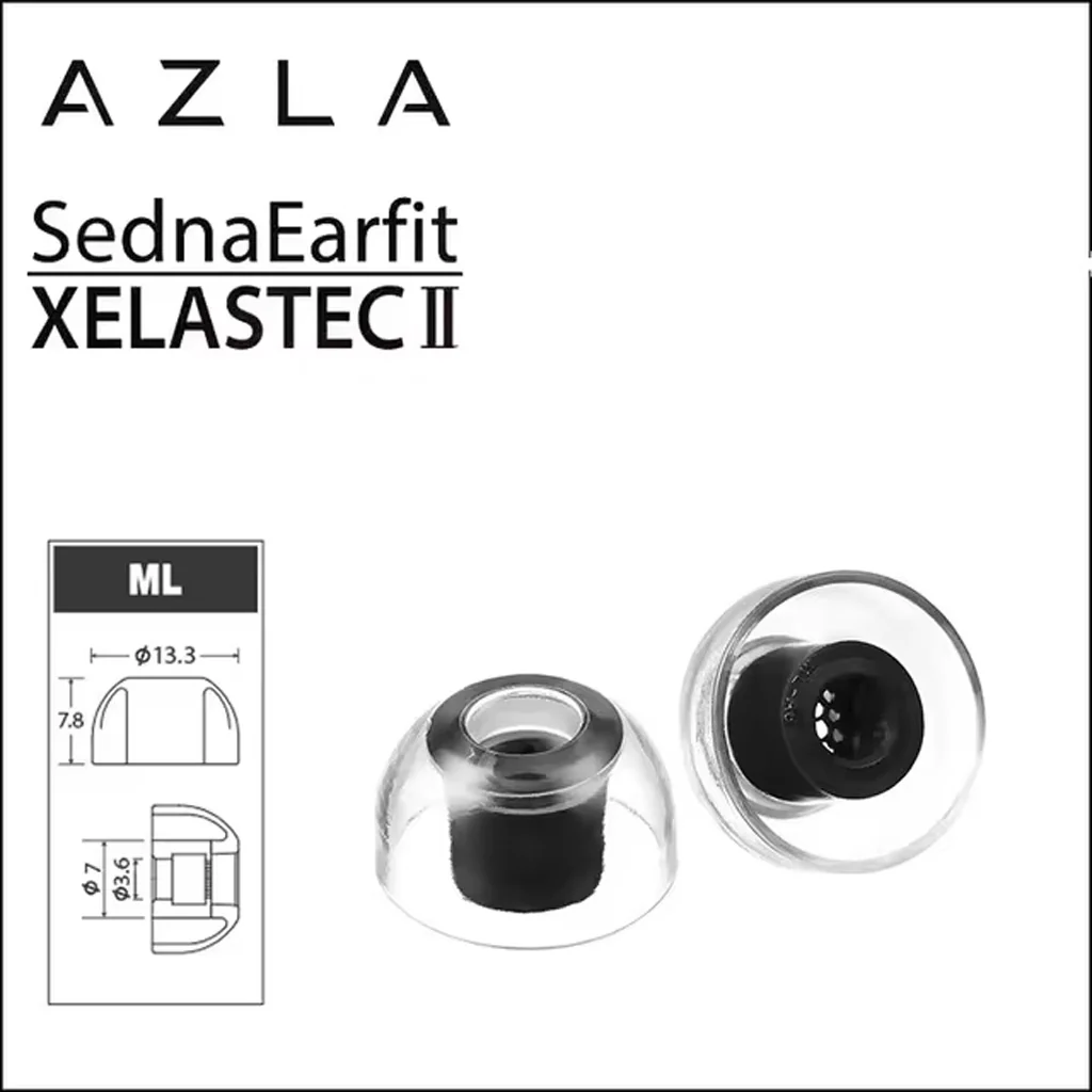 AZLA - SednaEarfit XELASTEC 2 Silicone Eartips for IEMs