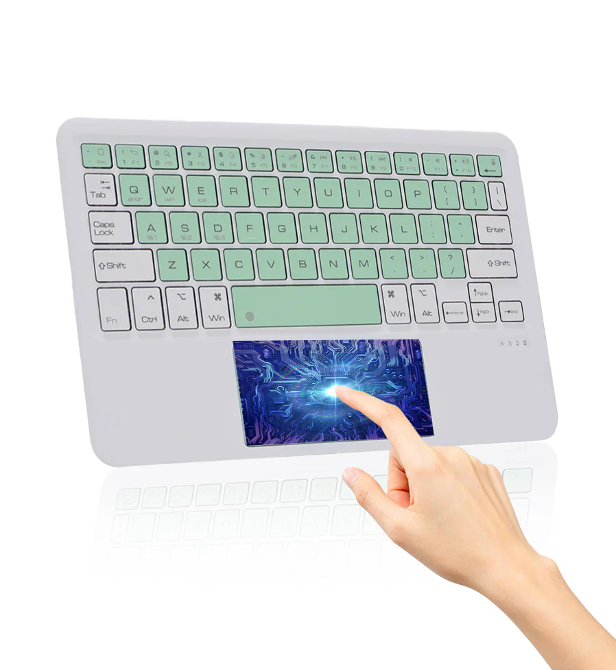TECPHILE - B102 Wireless Keyboard with Touchpad - Image 31