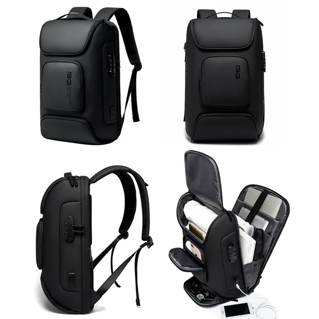 BANGE - 7216 Plus 35L Travel Backpack with Antitheft Lock & Charging Port - Image 3