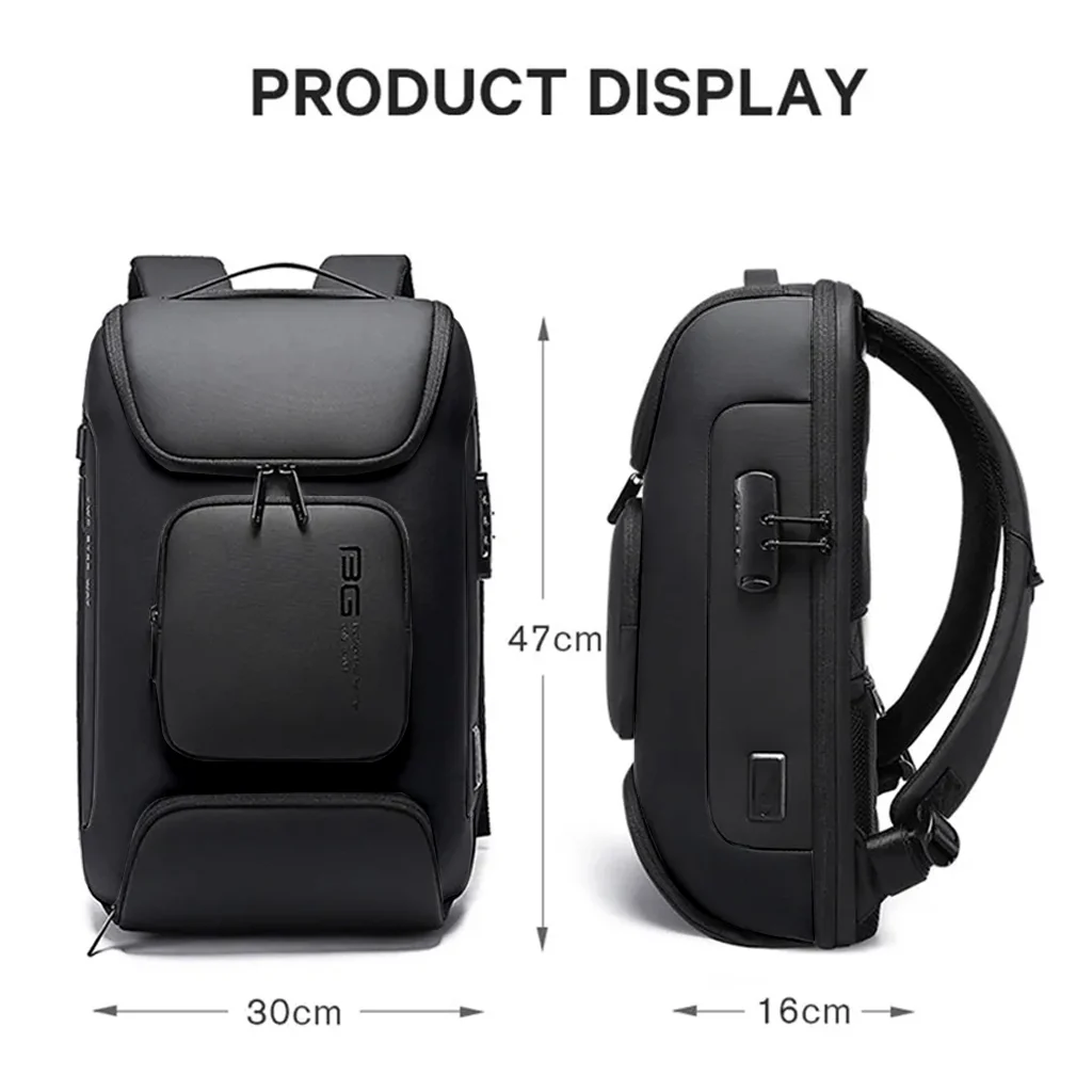 BANGE - 7216 Plus 35L Travel Backpack with Antitheft Lock & Charging Port - Image 4
