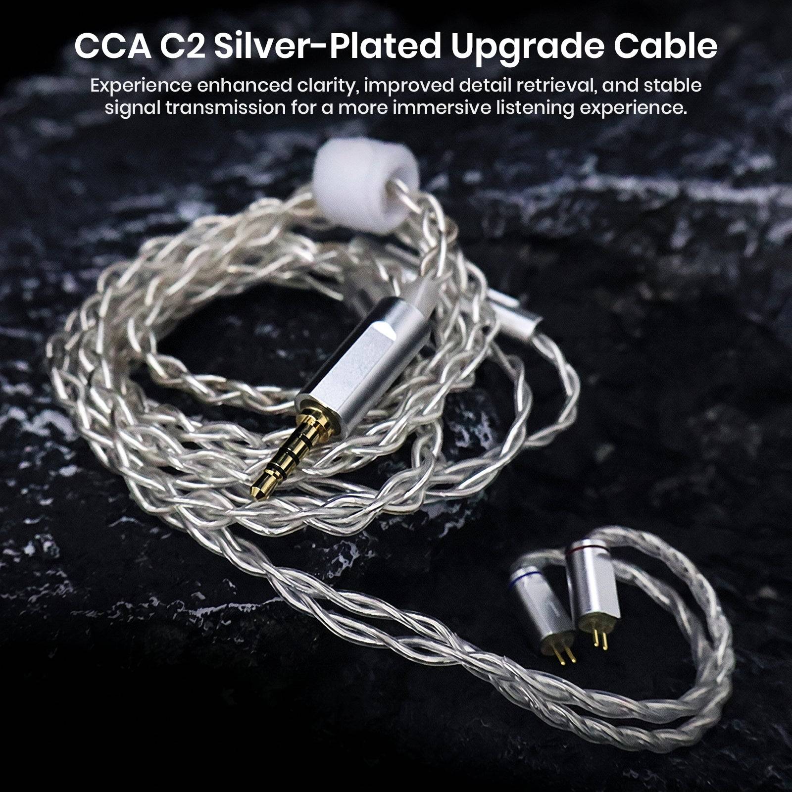 CCA - C2 Silver Plated OFC Upgrade Cable for IEM - Image 2