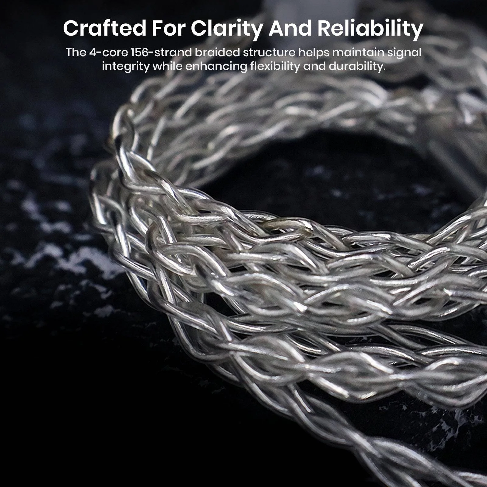 CCA - C2 Silver Plated OFC Upgrade Cable for IEM - Image 3