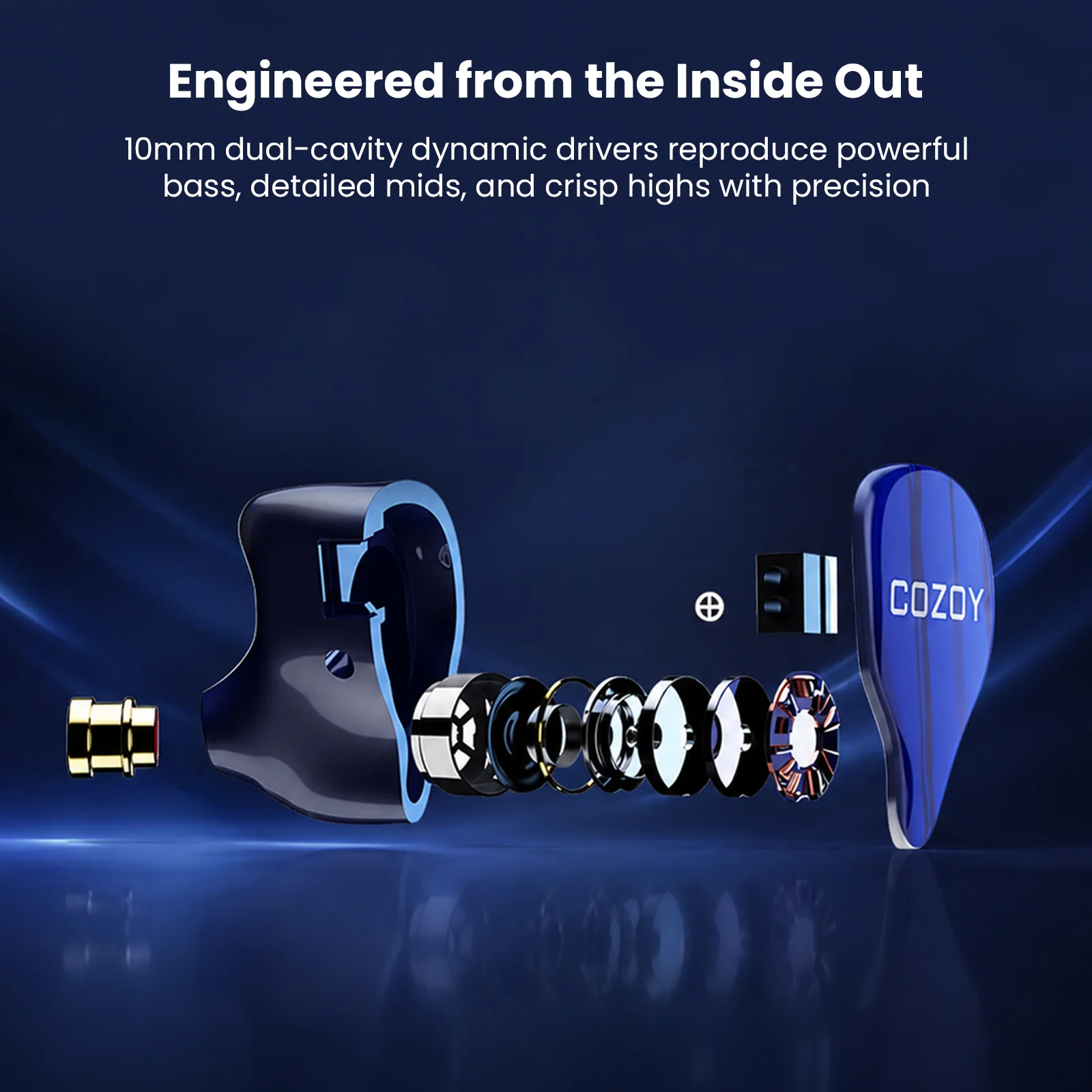COZOY - D1 10mm Dual Magnetic Dynamic Driver IEM - Image 2