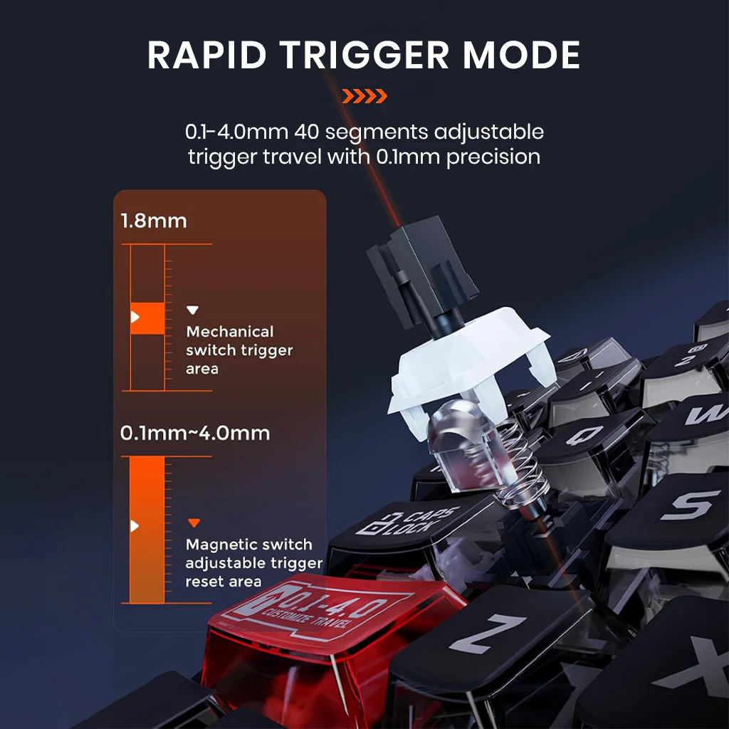 DAREU EK75RT Mechanical Wired Gaming Keyboard with Rapid Trigger - Image 7