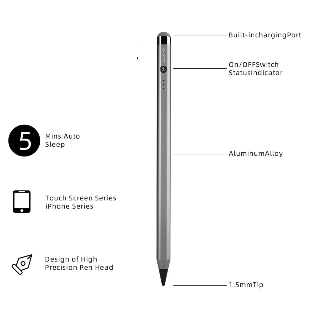 Doqo - P02 Active Stylus Pen for iPad - Image 3