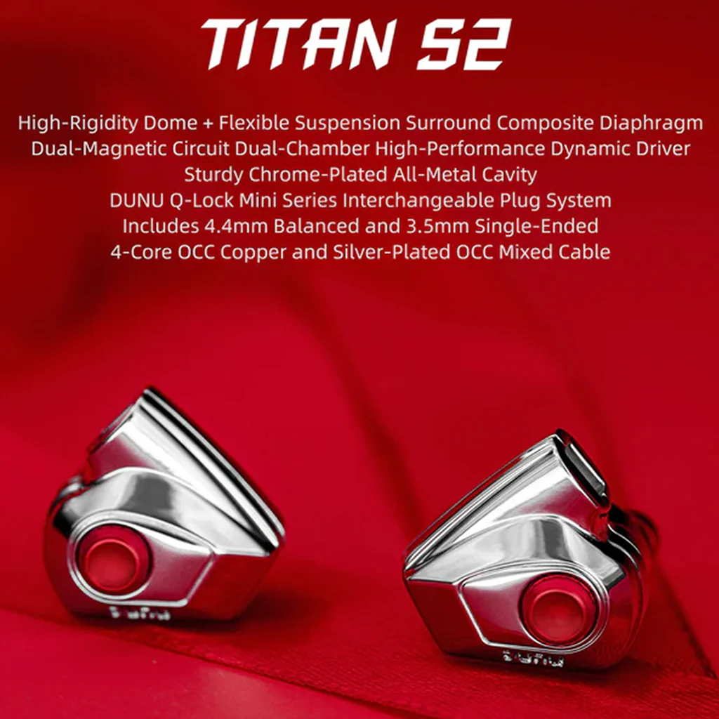 DUNU Titan S2 Dual-Chamber & Magnetic Circuit DD IEM - Image 2