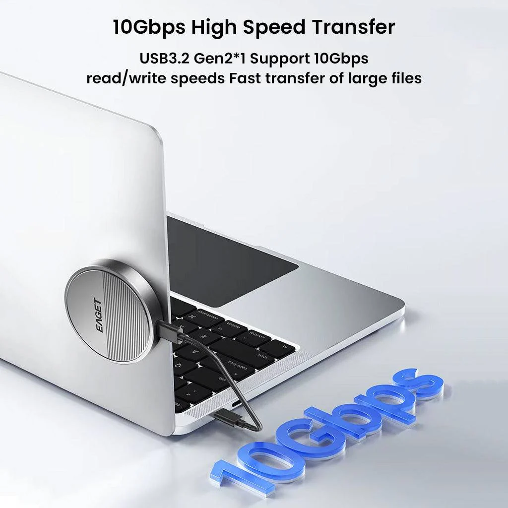 EAGET - SE880 M.2 NVMe SSD Enclosure Upto 4TB Capacity - Image 10