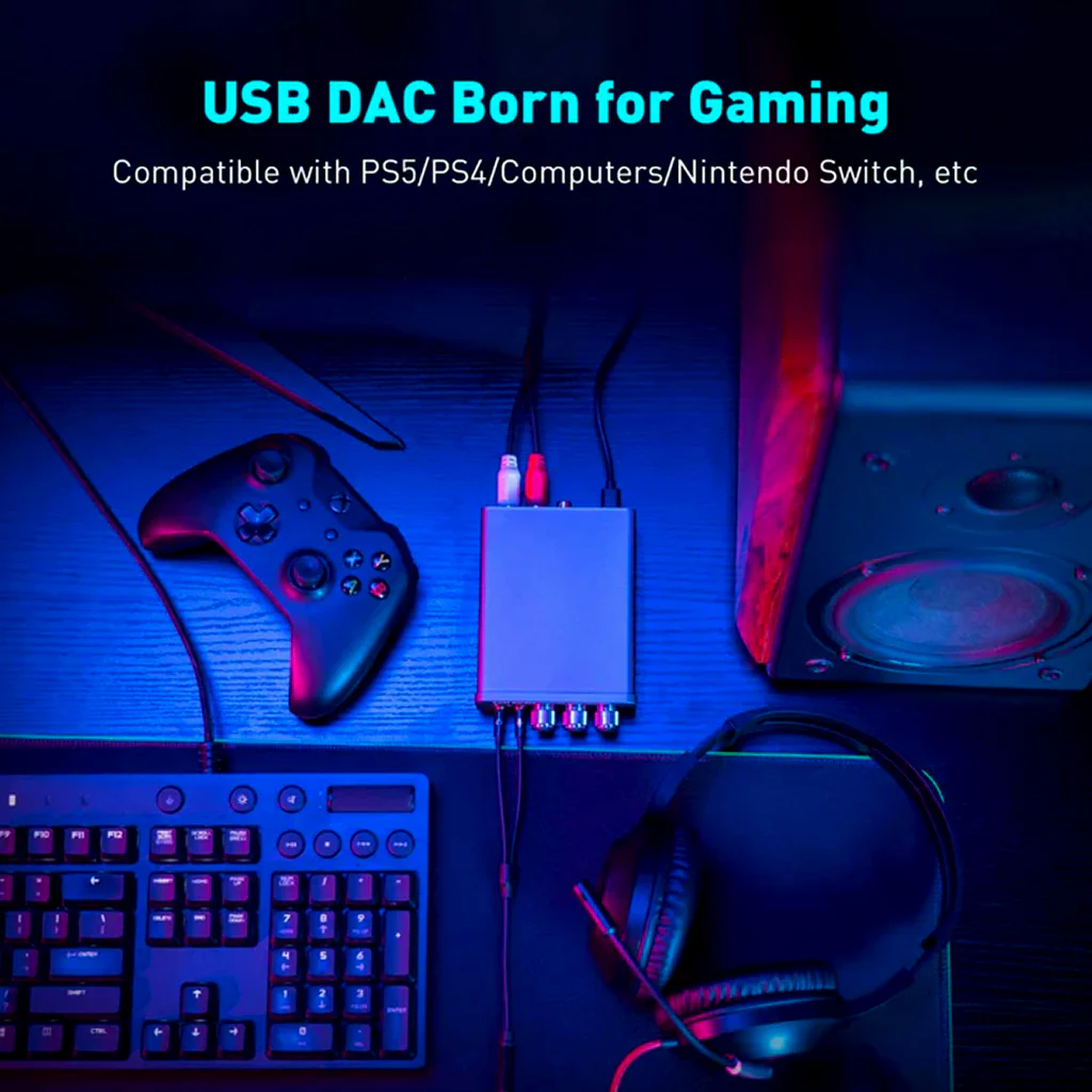 Fosi Audio - K5 Pro Gaming DAC & Headphone Amplifier - Image 5