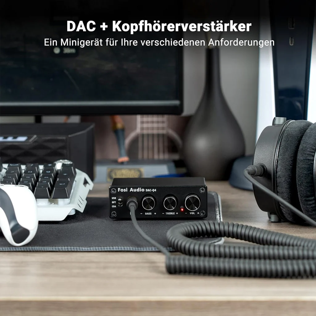 Fosi Audio - Q4 Mini Stereo Gaming DAC & Amp - Image 4