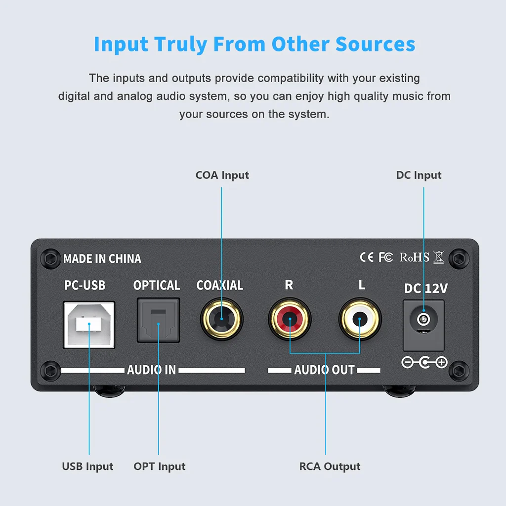 Fosi Audio - Q5 USB DAC & Amp - Image 3