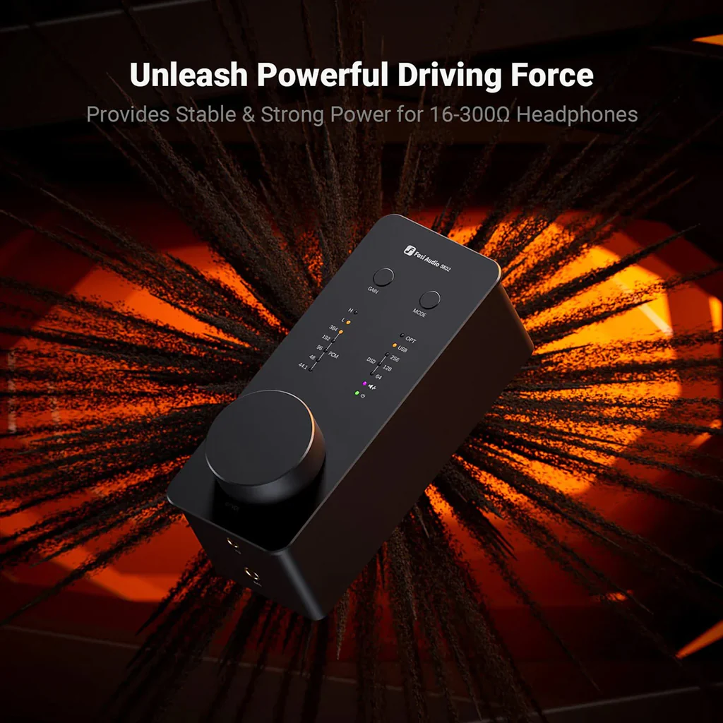 Fosi Audio - SK02 ES9038Q2M Desktop DAC and Headphone Amplifier - Image 9