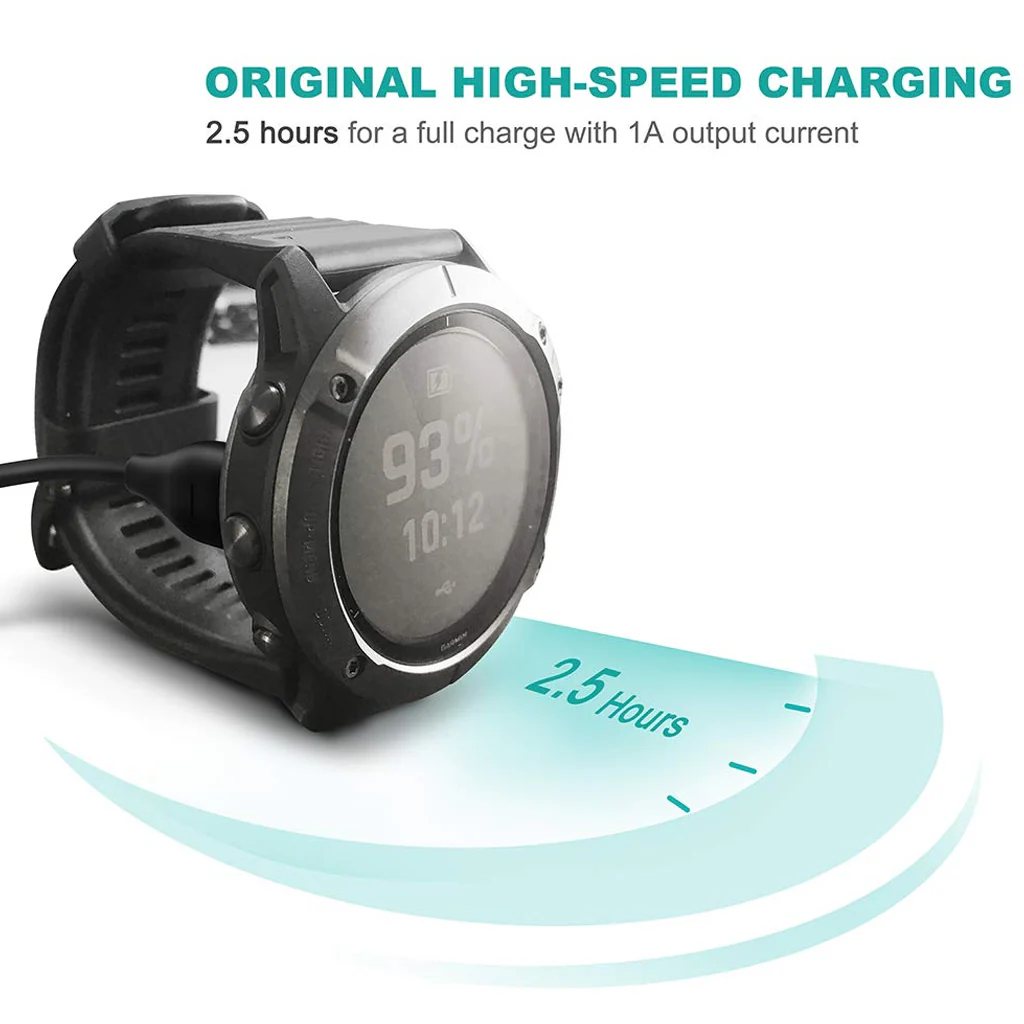 Garmin Fenix 5/5S/5X USB Charging & Data Transfer Cable - Image 5