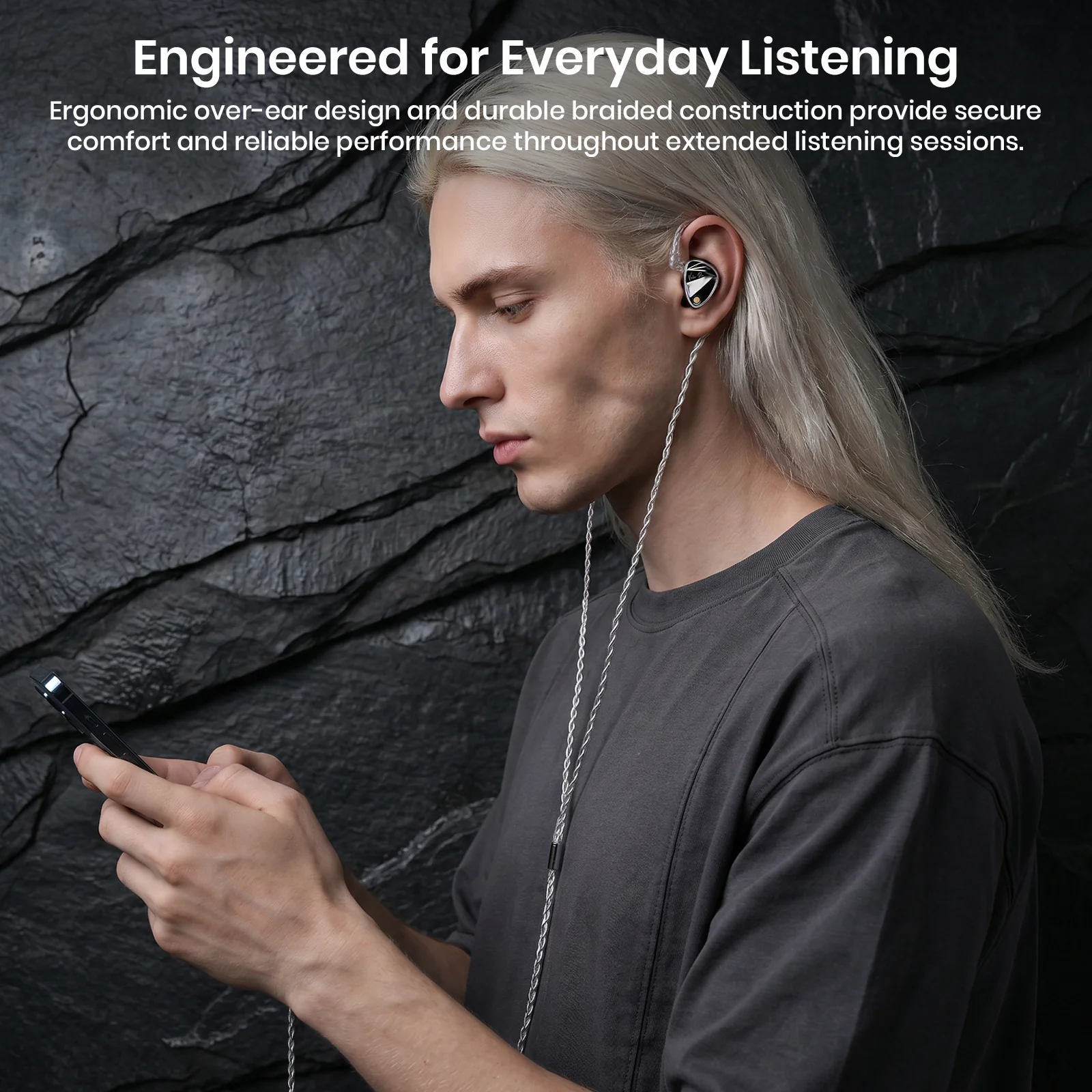 GK L200-8 Eight-Strand Silver-Plated Upgrade Cable for IEM - Image 4