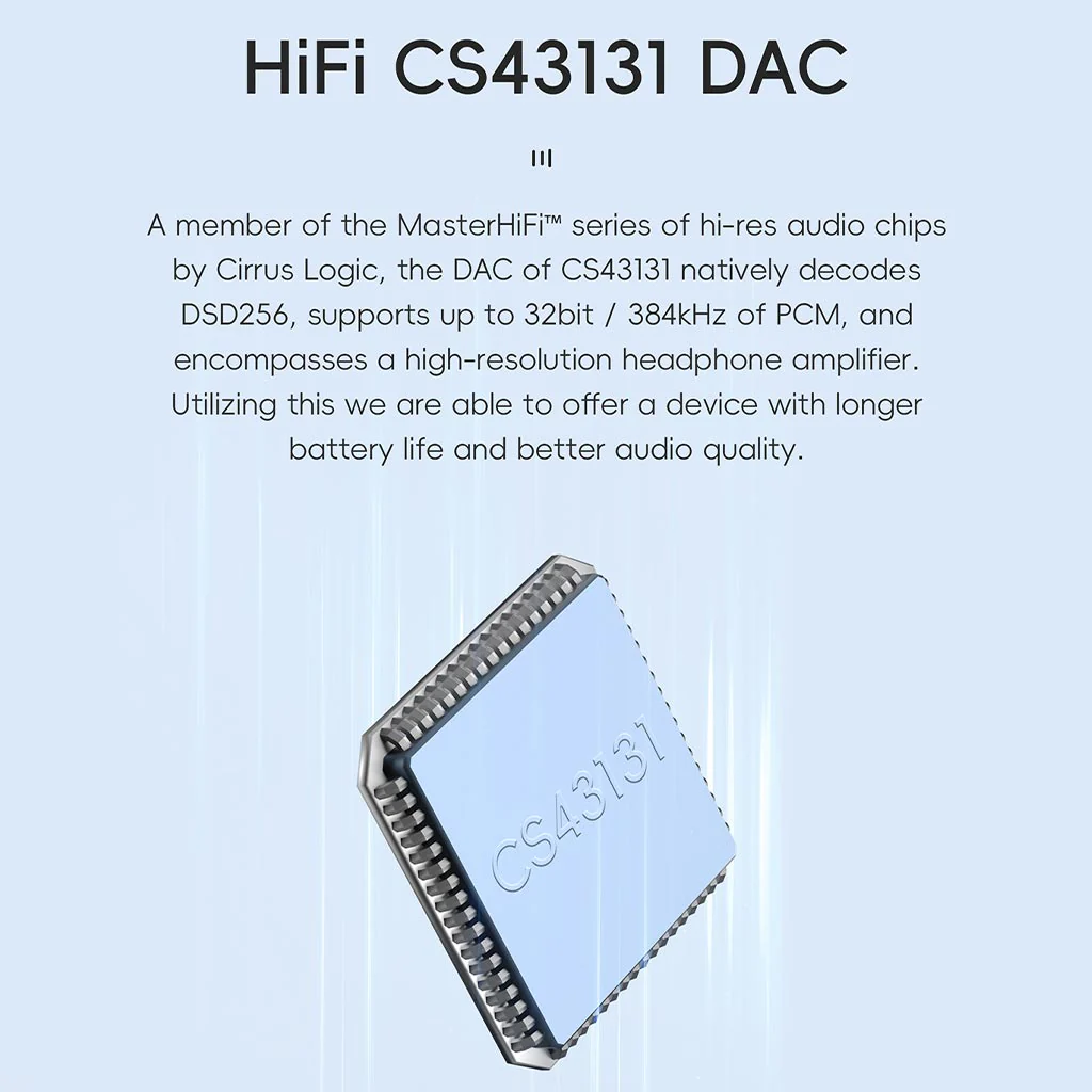 HiBy R1 Bluetooth Portable HiFi Digital Audio Player - Image 10