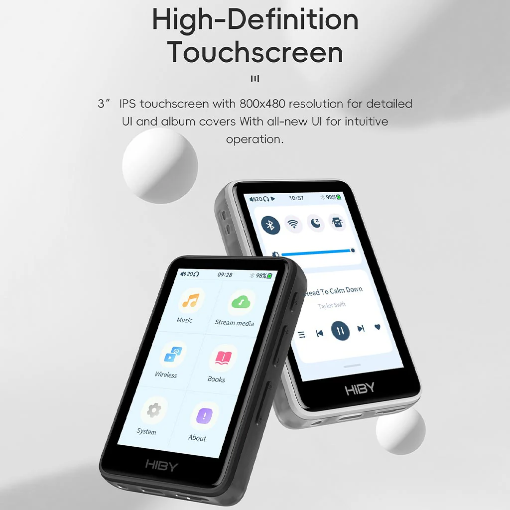 HiBy R1 Bluetooth Portable HiFi Digital Audio Player - Image 9