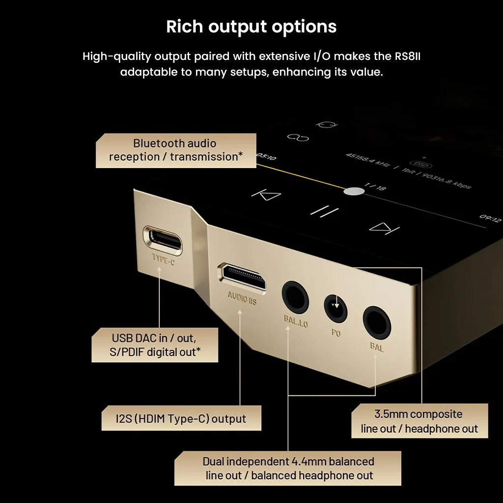 HiBy – RS8 II Flagship Android Digital Audio Player - Image 16