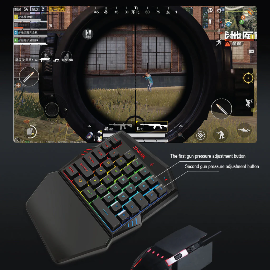 HXSJ - K99 Wireless Gaming Keyboard  Mouse Combo - Image 6