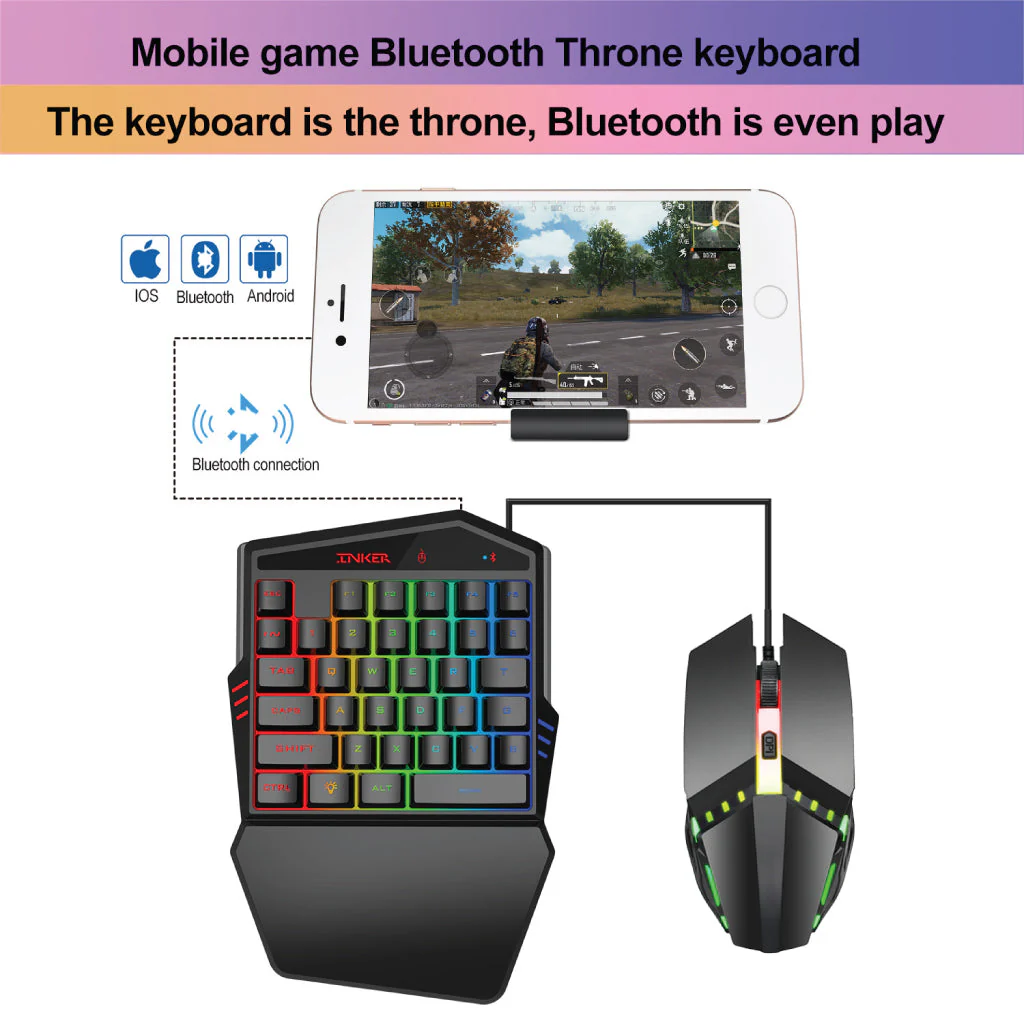 HXSJ - K99 Wireless Gaming Keyboard  Mouse Combo - Image 8