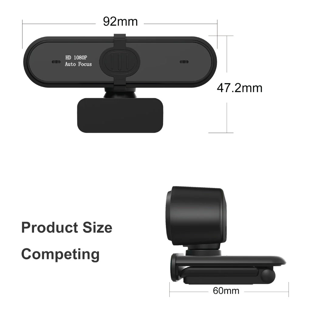 HXSJ - S6 Autofocus 1080P HD Webcam - Image 11