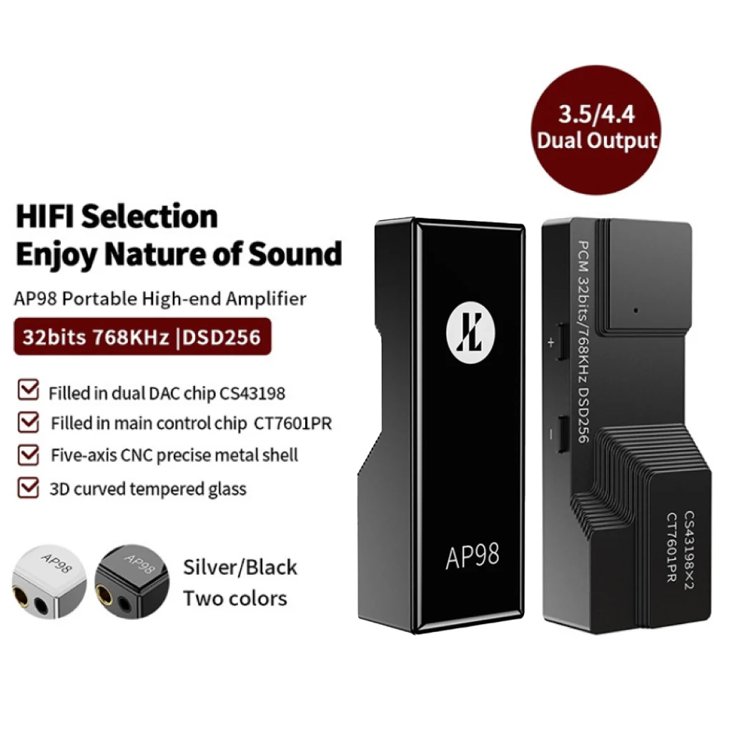JCALLY - AP98 Portable DAC & Amp - Image 5