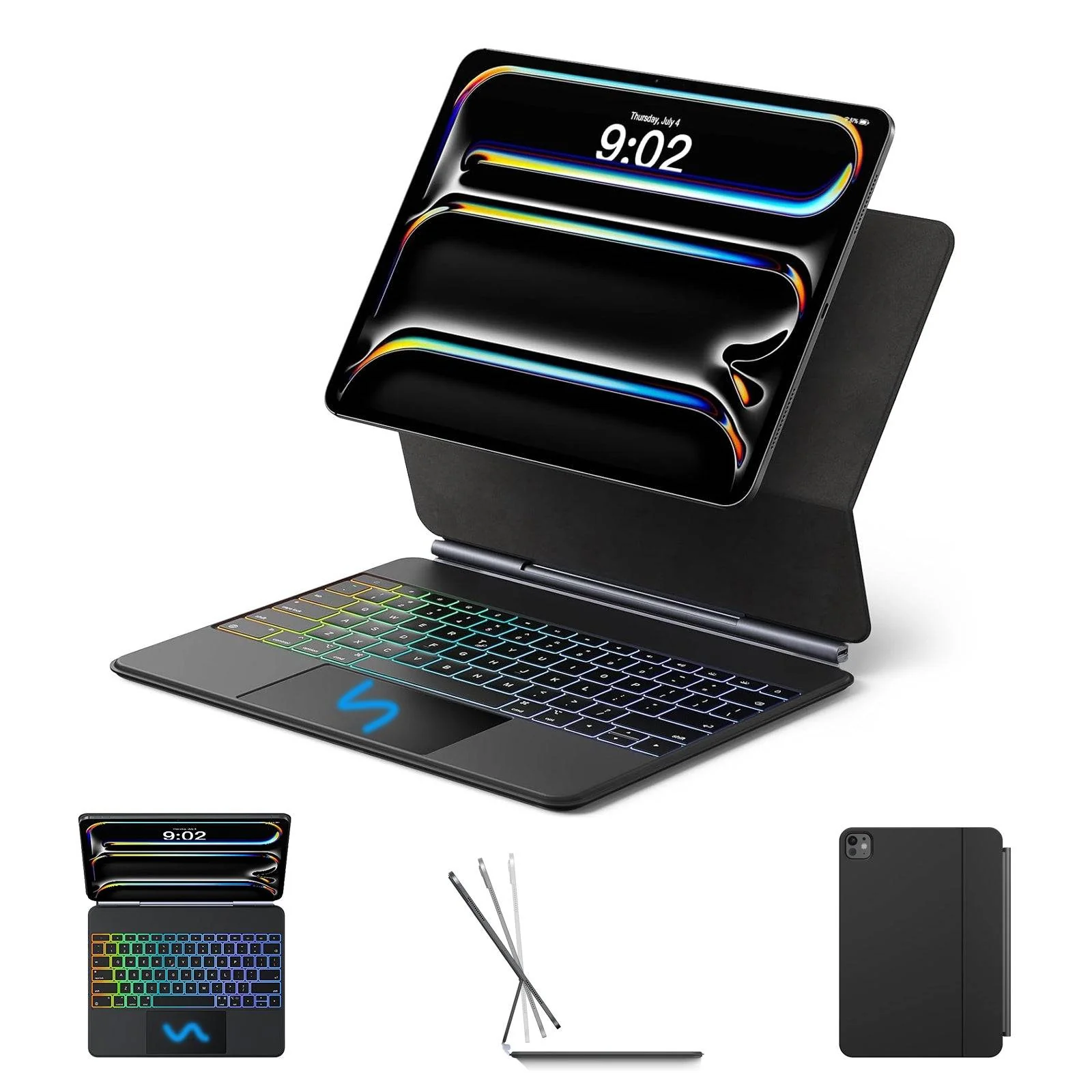 E13 Keyboard Case for iPad Pro iPad Pro 13” M5 (2025) M4 (2024) Magic-Style