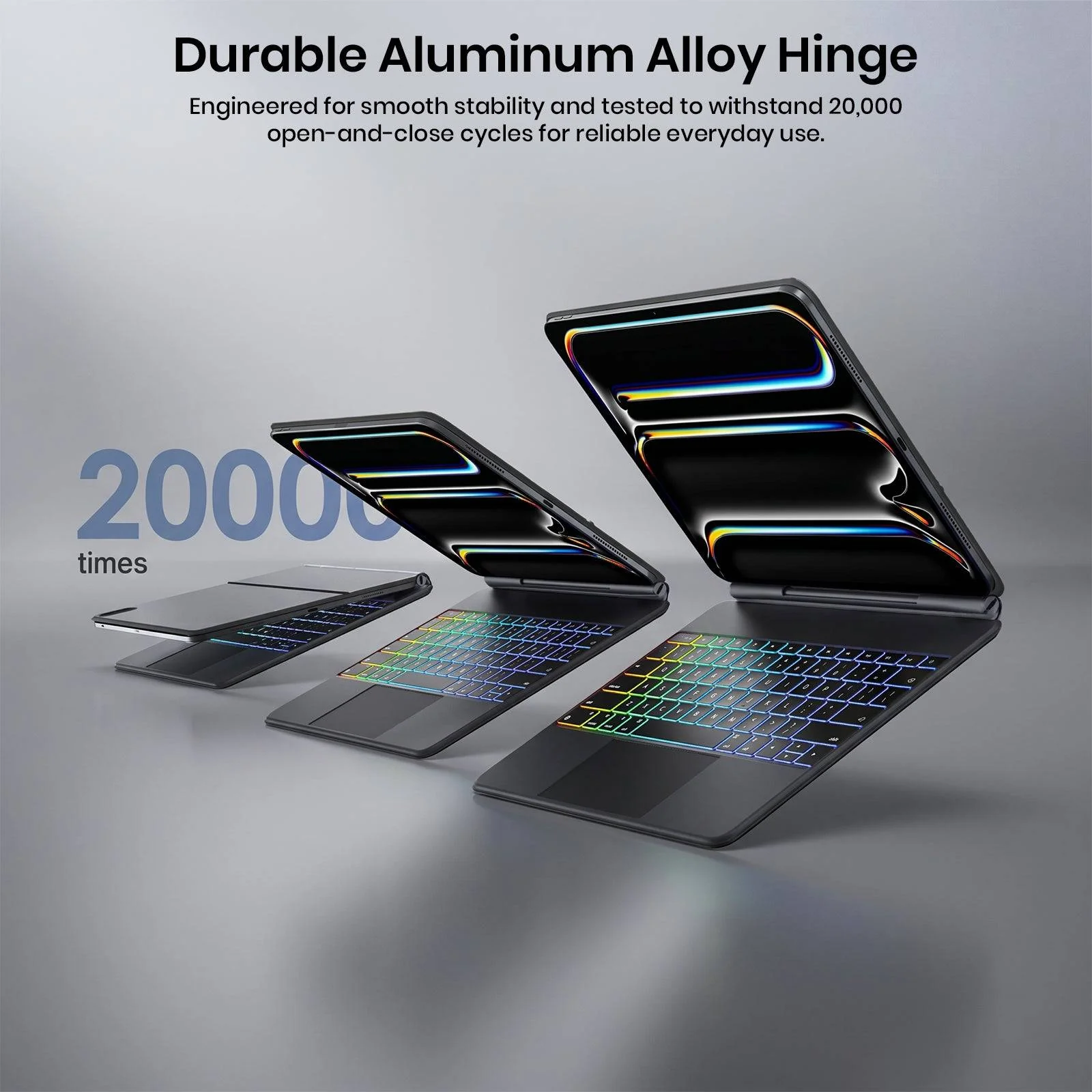 E13 Keyboard Case for iPad Pro iPad Pro 13” M5 (2025) M4 (2024) Magic-Style - Image 6