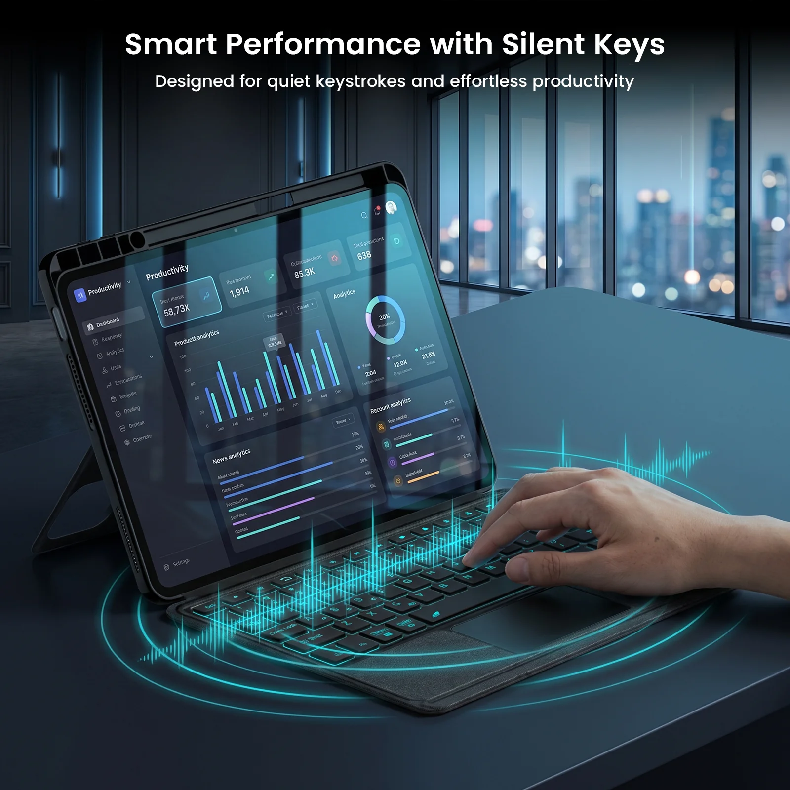 Keyboard Case for Lenovo Tab M11, Motorola Moto Pad 60 Neo, Idea Tab, Tab K11/K11 Gen 2 11” - Image 12