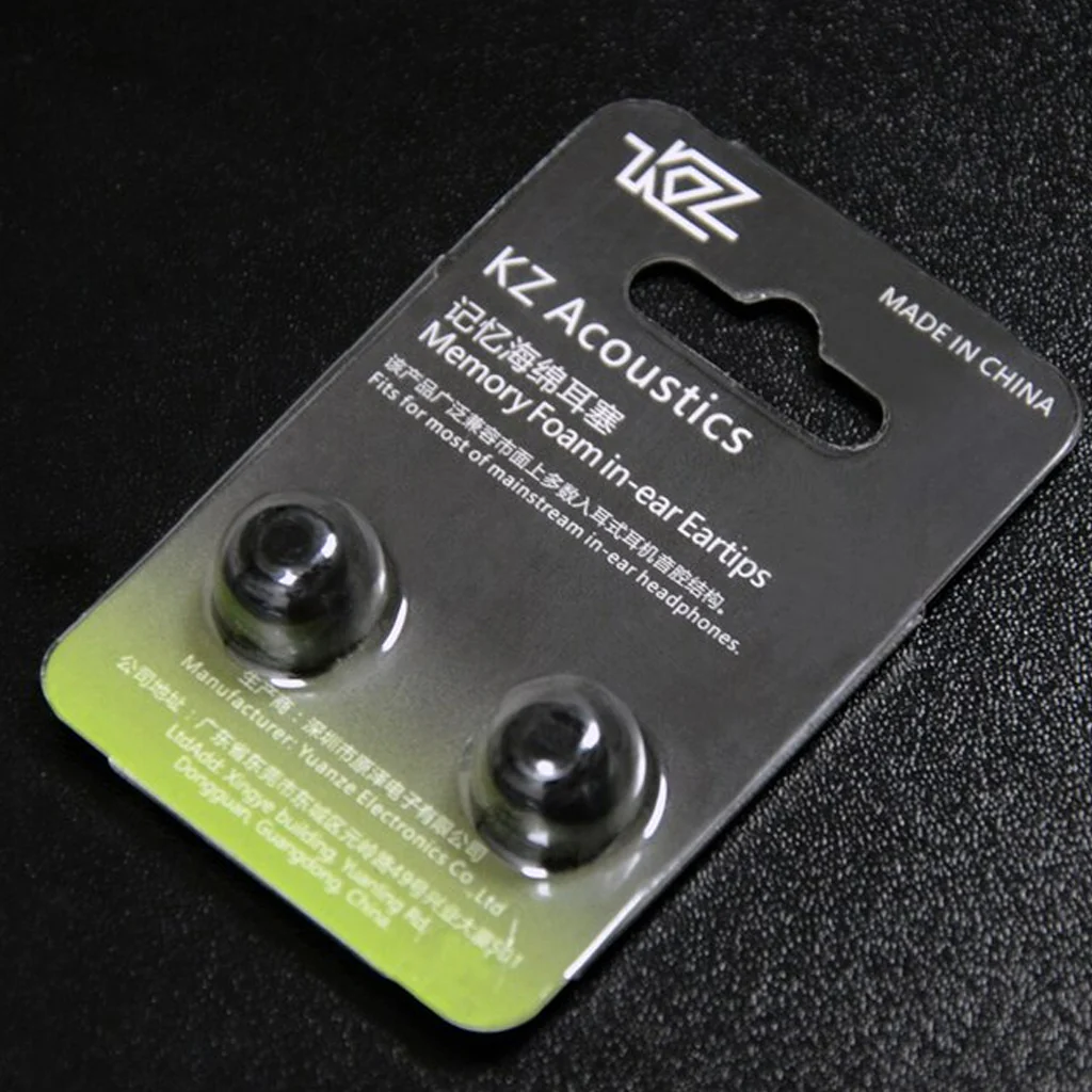 KZ 1 Pair Memory Foam Eartips for IEMs - Image 2