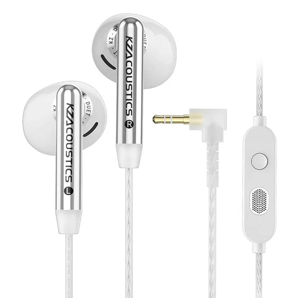 KZ- Duet Dual Dynamic Drivers Wired Earbuds