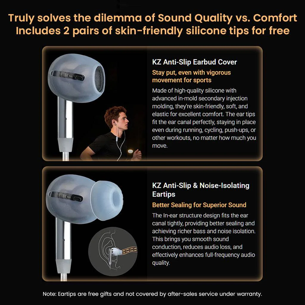 KZ- Duet Dual Dynamic Drivers Wired Earbuds - Image 10