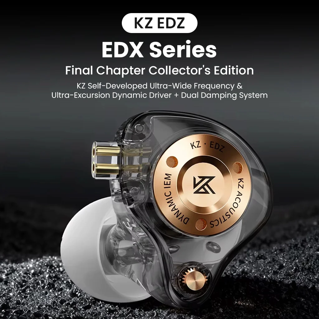 KZ- EDZ Dynamic Driver In-Ear Monitor - Image 2