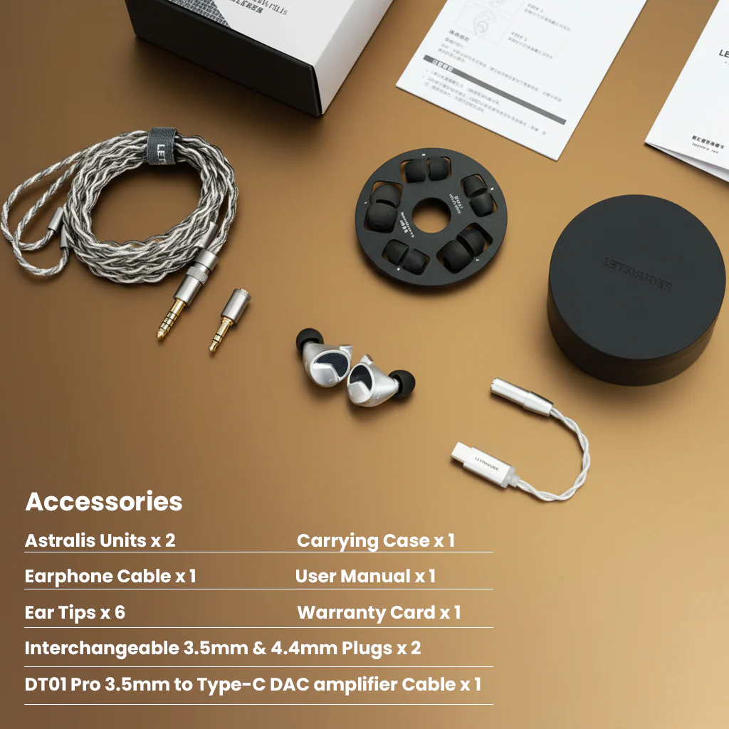 LETSHUOER - Astralis HiFi 15.5mm Ring Planar Driver In Ear Monitor - Image 11
