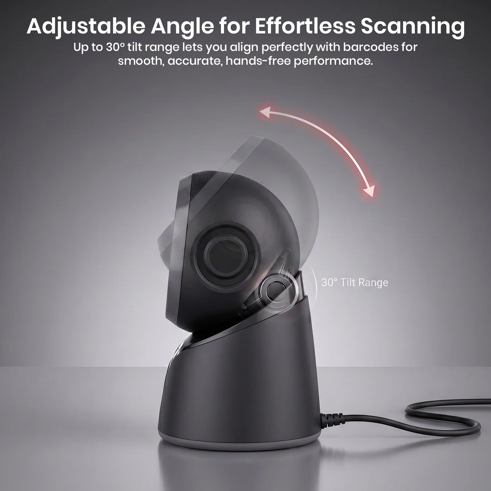 Luckydoor- 2D & 1D USB Wired Qr Code Reader Omnidirectional Barcode Scanner - Image 12